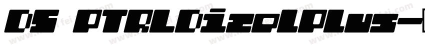 DS PTRLDizelPlus字体转换